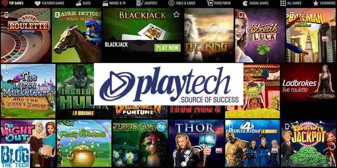 Siêu đa dạng các ứng dụng game tại nhà Playtech