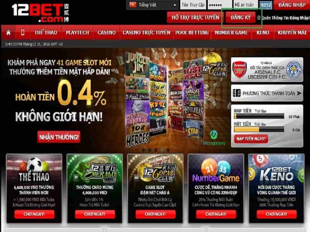 Nhà cái danh tiếng cung cấp các sản phẩm game cá cược